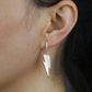 Lightning Bolt Earring- Rose Gold