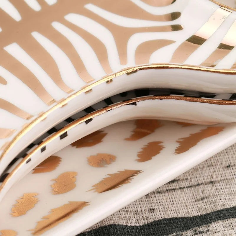 Ceramic Zebra Jewelry Dish