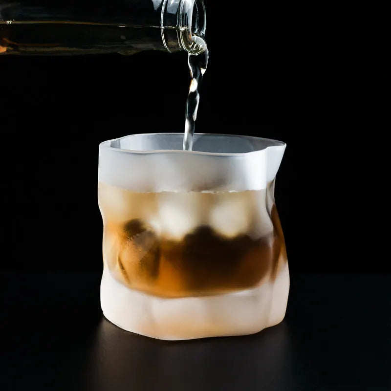 Irregular Twisted Whiskey Glass