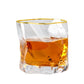 Irregular Twisted Whiskey Glass