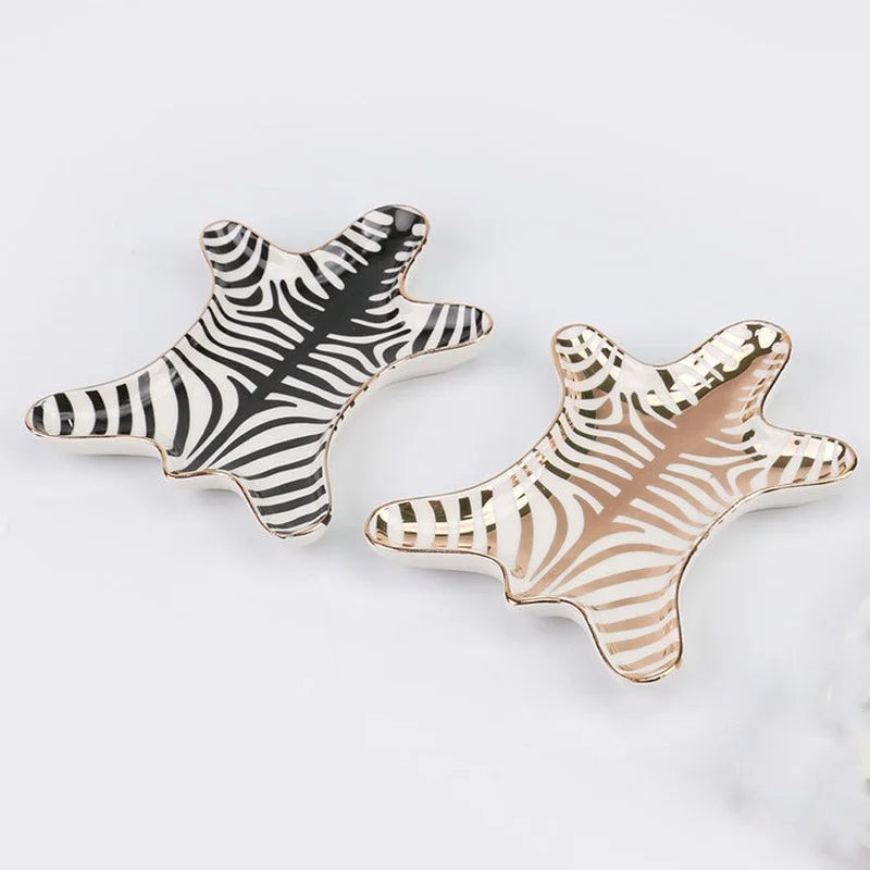 Ceramic Zebra Jewelry Dish