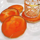 Valencia Orange & Gold Vein Coasters