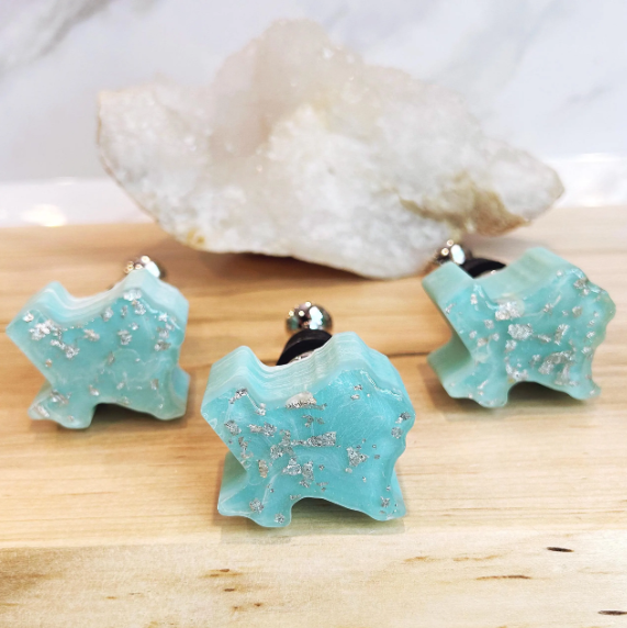 Turquoise Texas Wine Stopper