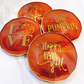 Fall Coaster Set- Autumn Orange