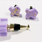 Lavender Purple Texas Wine Stopper